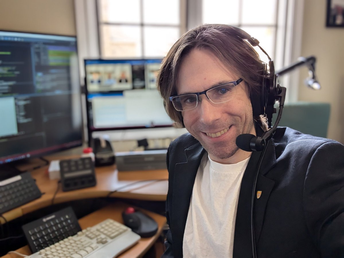 My team is leading production on a client's webinar, and I'm monitoring the stream health and infrastructure side.

Having an ace team that gets things done >>>>>>>>>