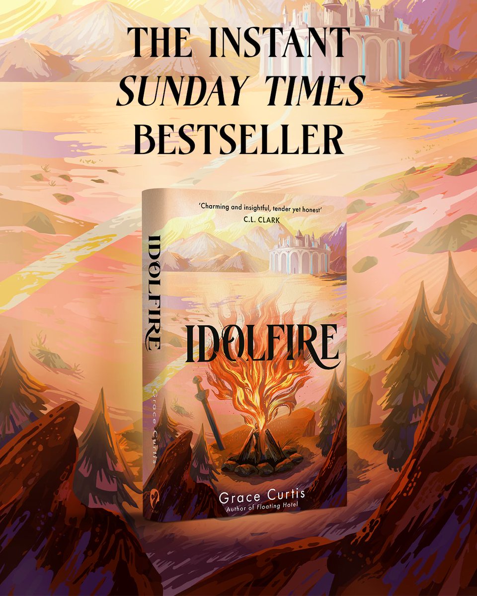 Hodderscape (@hodderscape) on Twitter photo We are thrilled that <a href="/GracinhaWrites/">Grace Curtis</a>' fantasy debut Idolfire is an instant Sunday Times bestseller in the hardback fiction chart this week 🎉
Huge congratulations to Grace and thanks so much to you all for your support and love for this epic book! We are thrilled that <a href="/GracinhaWrites/">Grace Curtis</a>' fantasy debut Idolfire is an instant Sunday Times bestseller in the hardback fiction chart this week 🎉
Huge congratulations to Grace and thanks so much to you all for your support and love for this epic book!