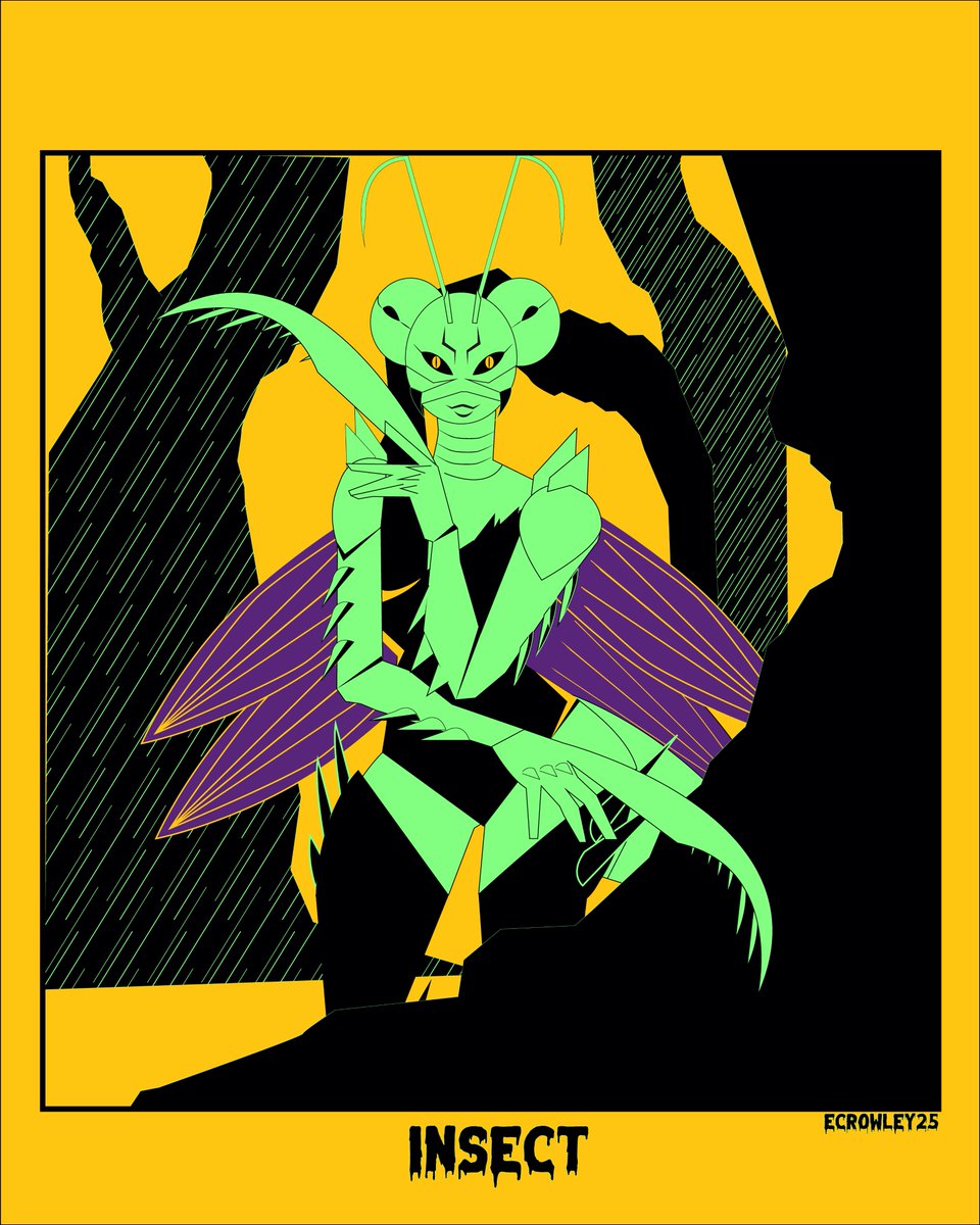 Monster Girl March 18
Insect
Lady Mantis
 #monstergirlmarch