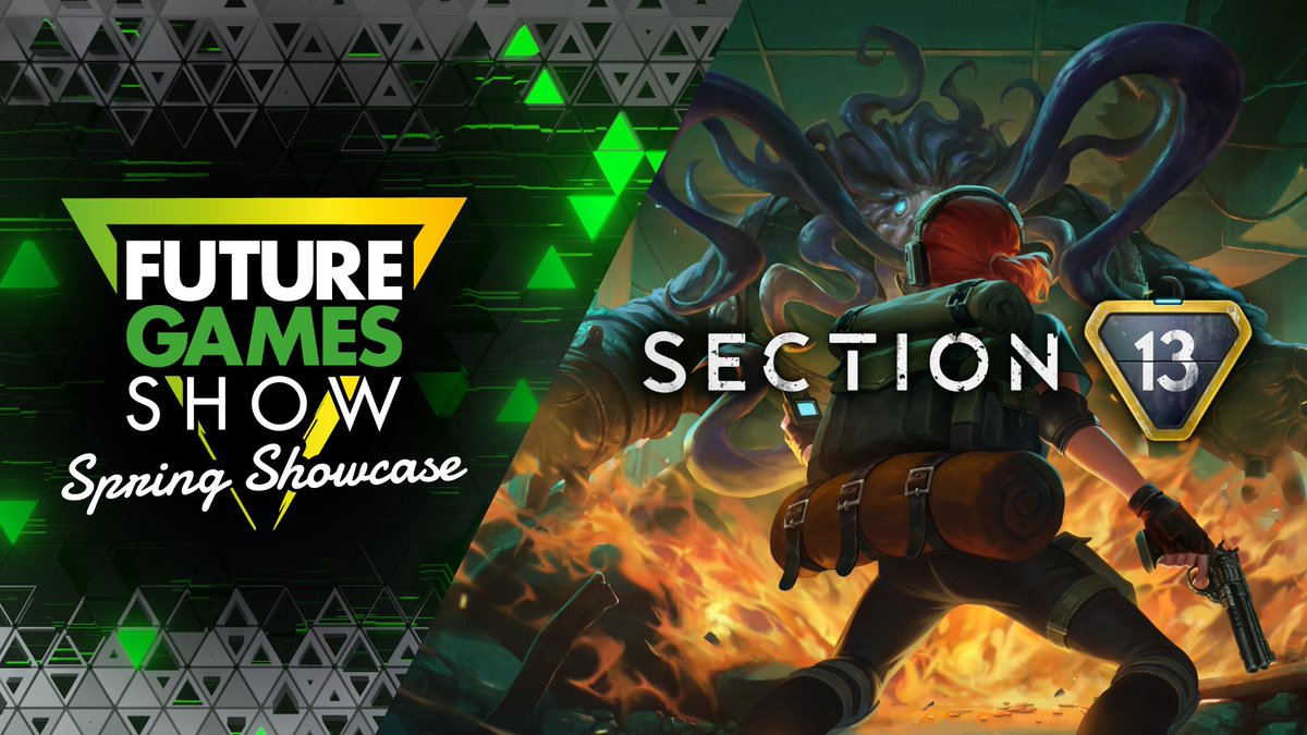 Section13_Game's tweet photo. Guess what? 2️⃣more days until #FutureGamesShow Spring Showcase!🎥
With official launch this year, #Section13 has a new #TrailerReveal coming, in order to get new agents🕵 ready for some highly classified fieldwork 🧟
#FGS2025 #oceandrivestudio #action #roguelite #topdownshooter https://t.co/XOtCf80ENd