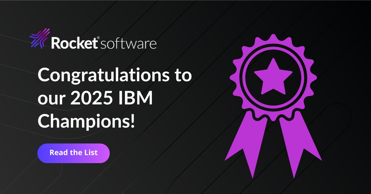 Rocket's tweet photo. Congratulations to the 18 outstanding Rocketeers who have been named 2025 @IBM Champions! We are thrilled to celebrate their achievements and the impact they have on the entire technology community.

You can read the full list here: https://t.co/hYl7p5hqG8 https://t.co/QVKkUrAlUt