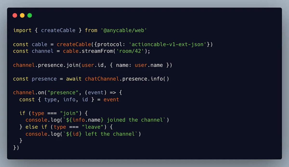 AnyCable tweet media