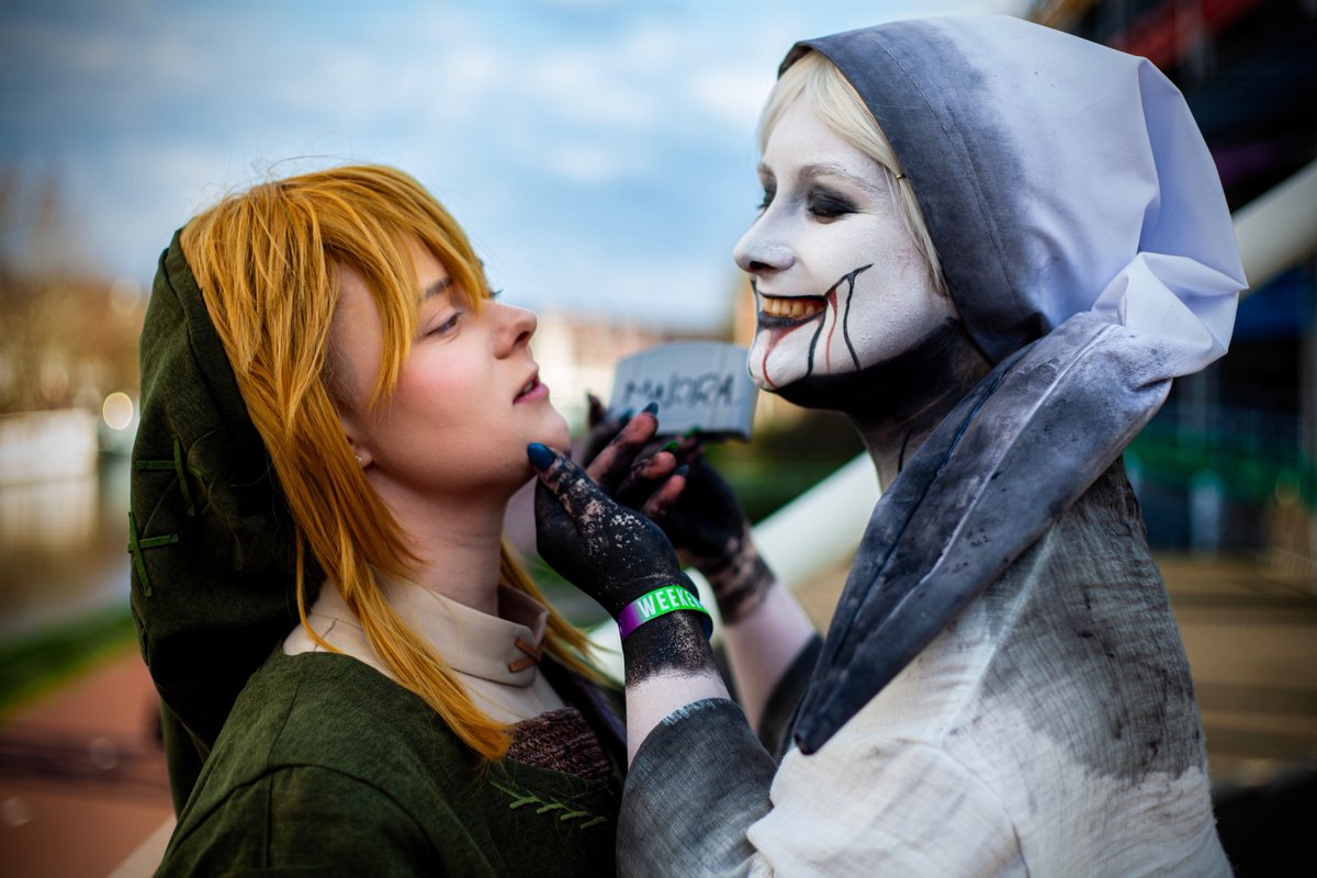 VictoriaHubris's tweet photo. "You've met with a terrible fate, haven't you?"
BEN Drowned and Link cosplay by VictoriaHubris &amp; YuuriRoyalty .
📸: RedCathedral, AraaraPhoto &amp; SomePhotosx .
@AlexanderDHall 
#BehavioralEventNetwork #BENdrowned #LinkCosplay #TheLegendOfZelda #cosplay https://t.co/PrgTcLQFjd