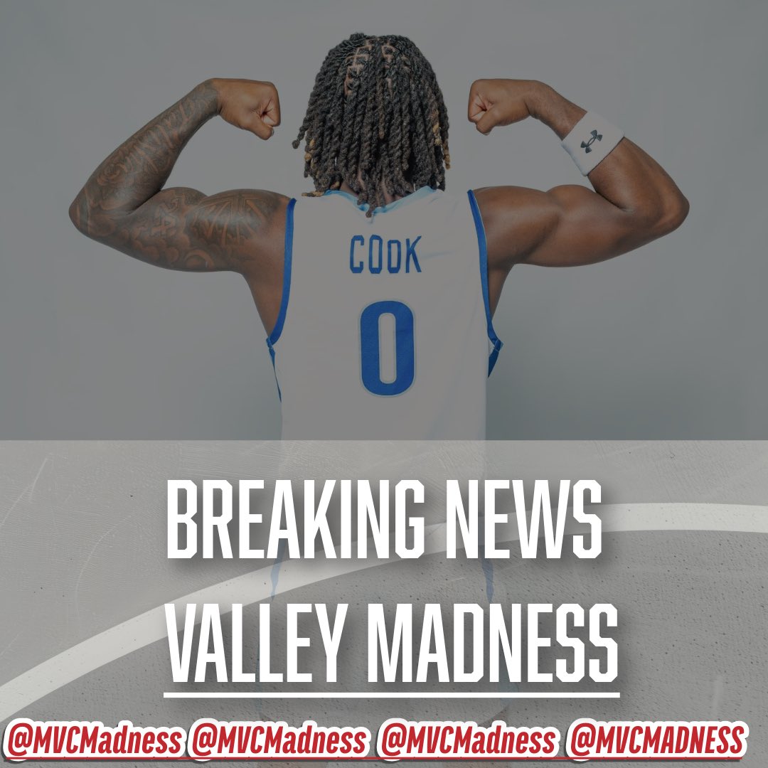 Indiana State G Tyran Cook will enter the transfer portal

Via <a href="/ThePortalReport/">The Portal Report</a>