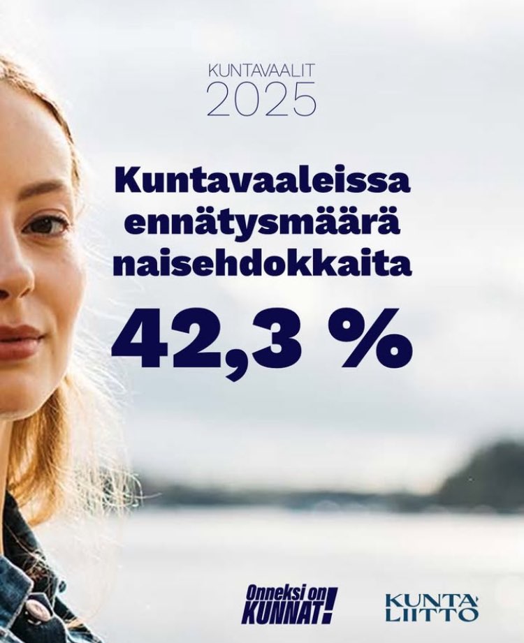 Ennätysmäärä naisehdokkaita kuntavaaleissa!👏👏👏#OnneksiOnKunnat #kuntavaalit2025