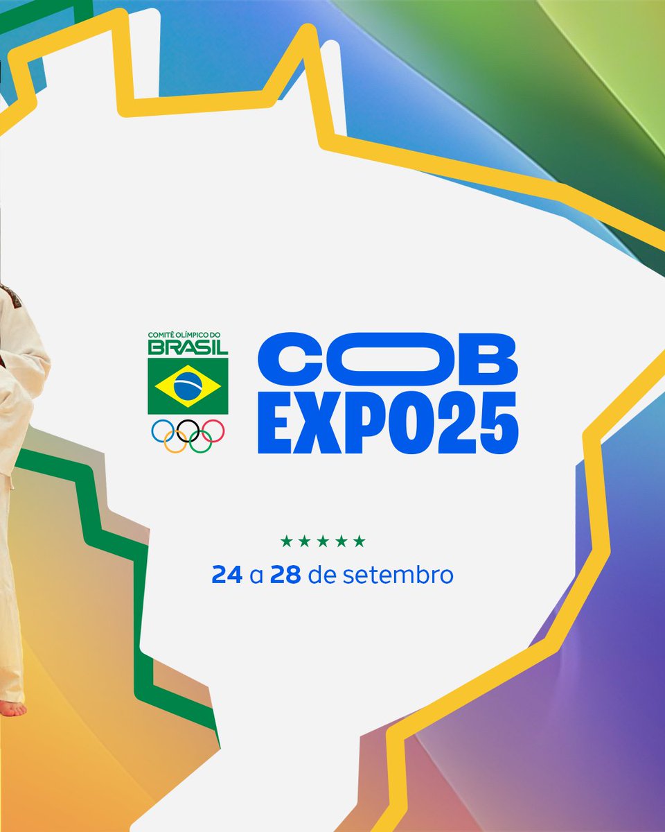 cobexpo's tweet photo. Cada passo, cada conquista, cada momento. ​

A Jornada Olímpica começa com a COB Expo 2025!

Nos vemos em setembro! 

#COBEXPO #EsportesOlímpicos #eventoesportivo #jogosolimpicos #TimeBrasil https://t.co/qatY545f8U