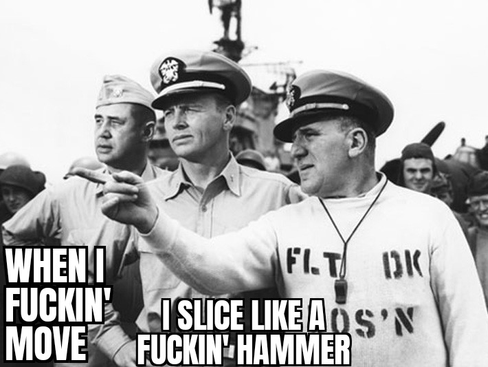 ThumbTrickz's tweet image. 'Battle Stations' (1956).

#WilliamBendix plays Buck Fitzpatrick, a naval choreographer tasked with making sure the ship formation, vessels and crew are all looking and acting so good.

#SliceLikeAFuckinHammer