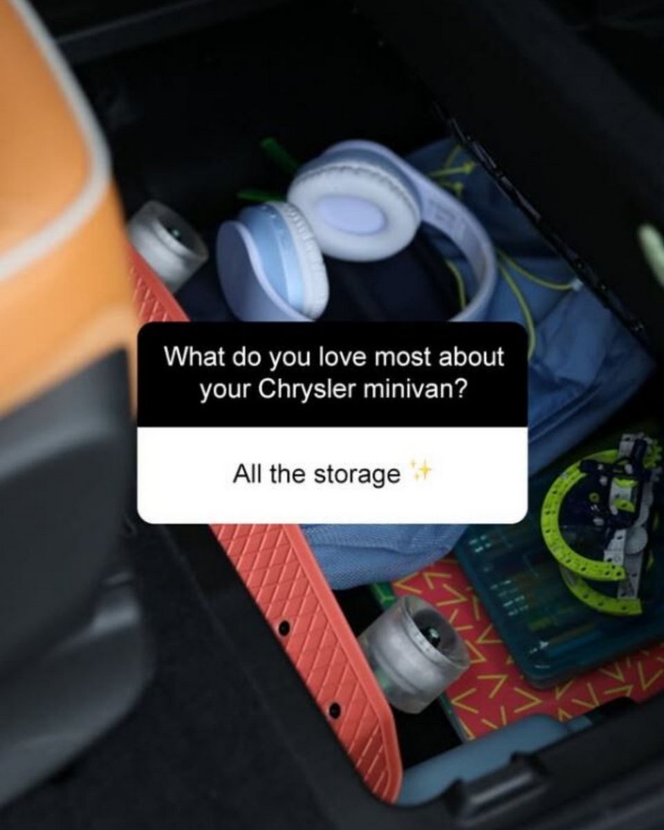 ChrisCrainCars's tweet photo. We love hearing why YOU love your Chrysler minivan.
What else would you add?

#ChryslerPacifica #CampbellCDJR https://t.co/sd9pMsNUan