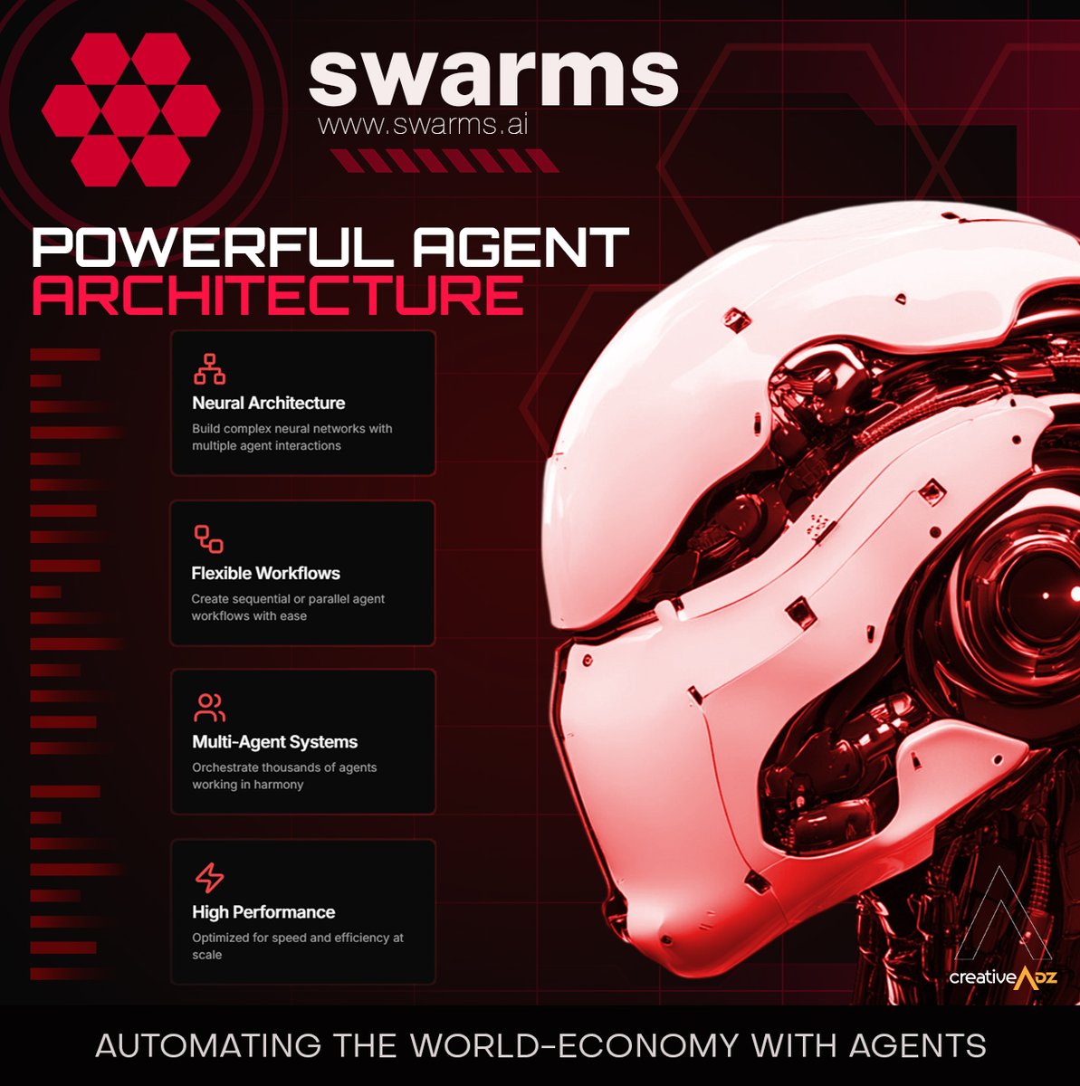 Introducing   <a href="/swarms_corp/">swarms</a> AI, where powerful agent architecture is reshaping the world economy!  

The age of intelligent automation is now.  
 
Are you ready to embrace the future?  

Drop a 🤖 if you're excited! #AI #Automation #SwarmsAI #Web3 #FutureTech  
WAGMI! <a href="/KyeGomezB/">Kye Gomez (swarms)</a>