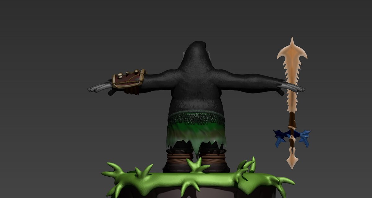 Got some more <a href="/kongonape/">Kong on Ape</a> traits modeled .

Trust The process 💪