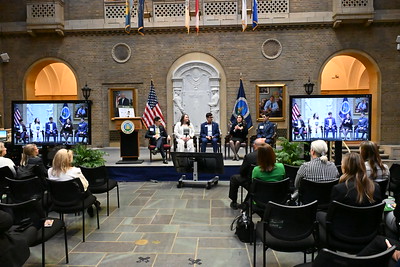 The Ag Day Celebration at USDA featured a panel of collegiate youth in agriculture representing AFA, FFA, 4-H &amp; National Grange. Moderated by Miles Chiotti, John Deere, the panel focused on the Ag Day theme: Together We Grow.  #AgDay25