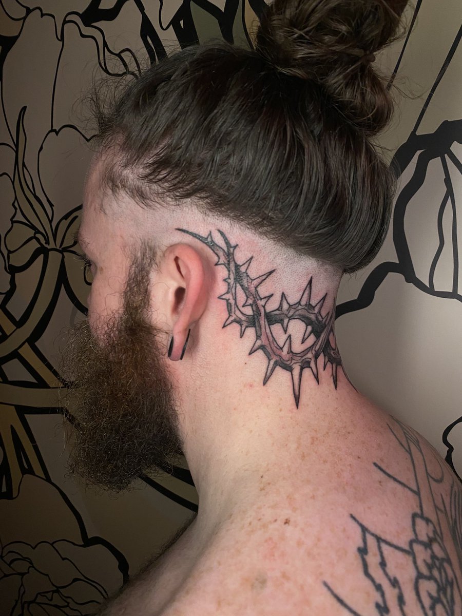 JKimes2012's tweet photo. Been a minute, X. Here’s an update. My hairs longer, I’m now 30, and I got my head hammered by some needles and my ego is through the roof. https://t.co/zGn9SMCo29