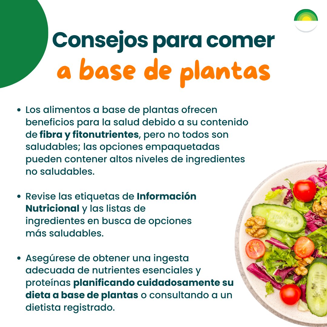 EN: Plant-based is in! Choose whole foods for your health and the earth. 🌿🌎 Learn more here -&gt; bit.ly/3wEssQS 
_____

ES: Lo #basadoenplantas es lo de hoy. Elige alimentos integrales por tu salud y por la tierra. 🌿🌎 Aprende más aquí -&gt; bit.ly/3uVjWMU