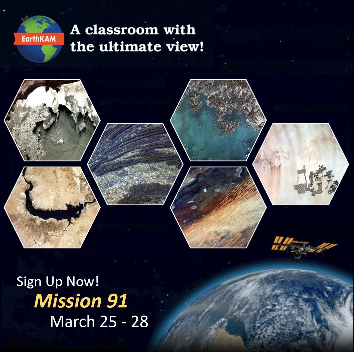 EarthKAM's next mission is coming up soon, sign up now at earthkam.org!