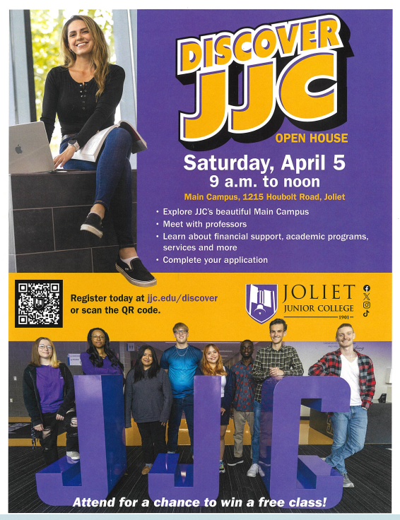Interested in JJC after graduation? 
Check out their upcoming open house event!