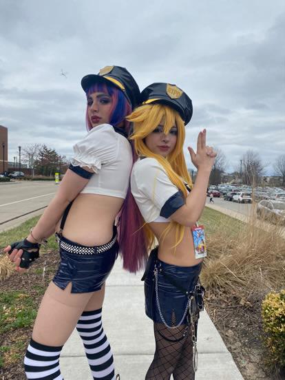 Maxiii_Cos's tweet image. officer panty and stocking! #pantyandstockingwithgarterbelt #cosplay