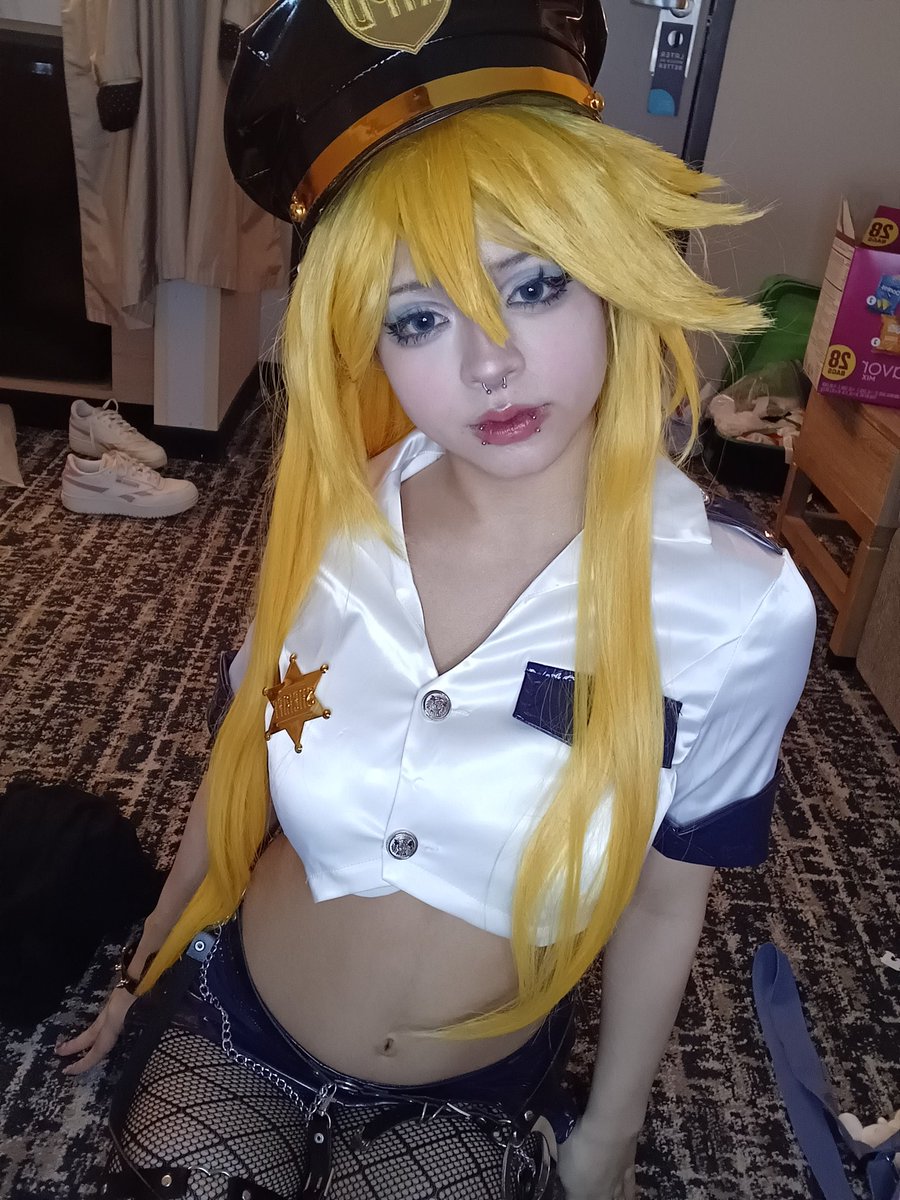 Maxiii_Cos's tweet image. officer panty and stocking! #pantyandstockingwithgarterbelt #cosplay