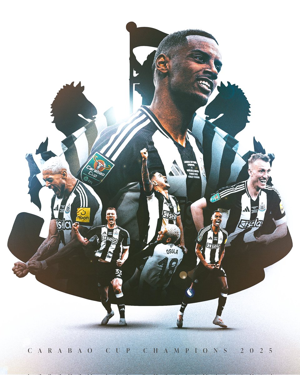morganrdesign's tweet image. Newcastle United: Champions Again! ⚫⚪🏆 @NUFC
#CarabaoCupFinal #NUFC #Newcastle #NewcastleUnited #Toon #Smsports