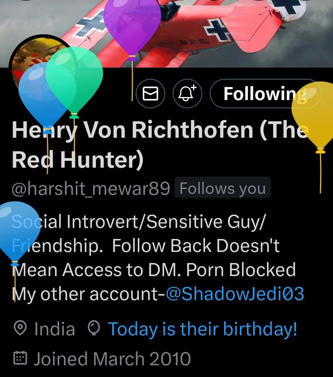 Shanni โ๏ธ๐๏ธ๐๐ (@hamillskywalkr_) on Twitter photo Happiest of birthdays <a href="/harshit_mewar89/">The Red Hunter</a>. I hope you have a wonderful day. Love & hugs to you sweetheart!๐โค๏ธ๐ซถ๐ค๐ฅณ๐๐๐๐ Happiest of birthdays <a href="/harshit_mewar89/">The Red Hunter</a>. I hope you have a wonderful day. Love & hugs to you sweetheart!๐โค๏ธ๐ซถ๐ค๐ฅณ๐๐๐๐