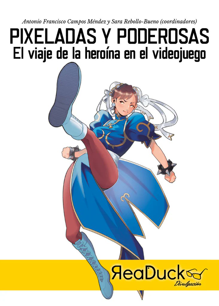 Carlos Ramírez (@carlosrmrz) on Twitter photo “El renacimiento de una heroína: género, poder y transformación en el viaje de Lara Croft”, mi granito de arena a “Pixeladas y poderosas. El viaje de la heroína en el videojuego”, la preciosidad de libro coordinada por <a href="/tonidecoco/">Toni Campos</a> y <a href="/sarrebbue/">Sara Rebollo Bueno</a> y editada por <a href="/readuck/">ReaDuck Ediciones</a>. “El renacimiento de una heroína: género, poder y transformación en el viaje de Lara Croft”, mi granito de arena a “Pixeladas y poderosas. El viaje de la heroína en el videojuego”, la preciosidad de libro coordinada por <a href="/tonidecoco/">Toni Campos</a> y <a href="/sarrebbue/">Sara Rebollo Bueno</a> y editada por <a href="/readuck/">ReaDuck Ediciones</a>.