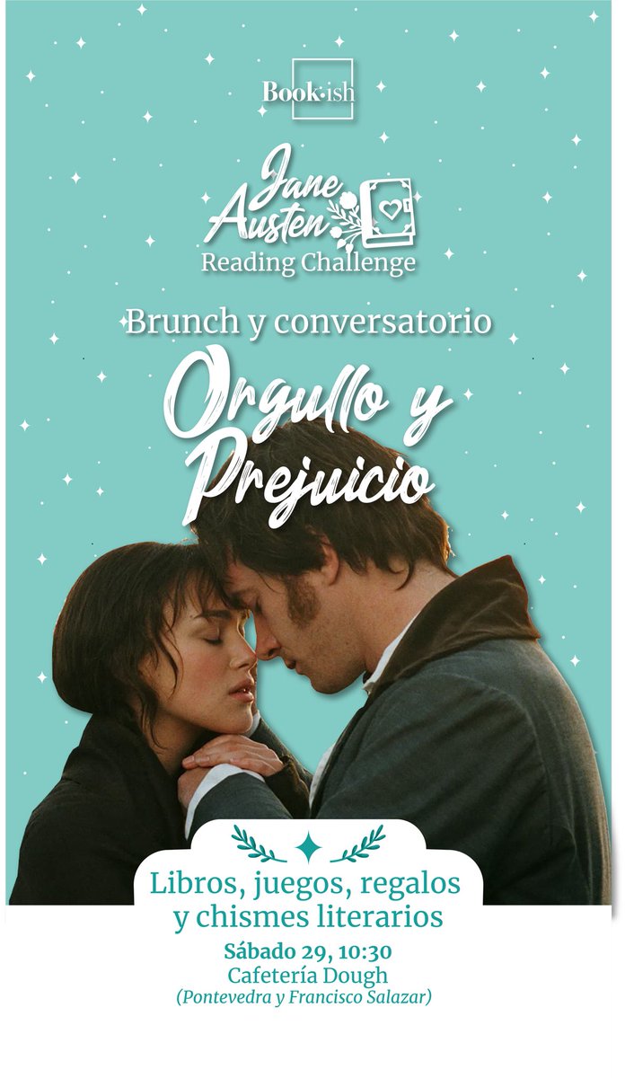 💛📖✨ “Es una verdad universalmente reconocida…” que Orgullo y Prejuicio sigue conquistando corazones a lo largo del tiempo. Este sábado 29 de marzo, queremos celebrarlo contigo en un brunch literario imperdible. 🫖📚

 Escríbenos para más info.