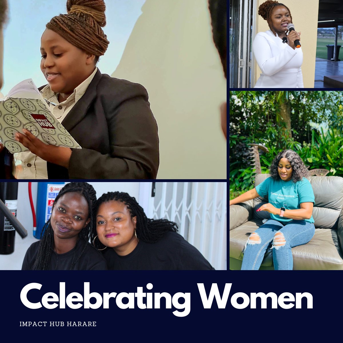 Celebrating the phenomenal women of Impact Hub Harare! This Women’s Month, we honor their leadership, resilience, and dedication to driving innovation and social impact. Here's to the changemakers shaping a brighter future!

#WomenAtImpactHub #WomensMonth #EmpoweredWomenEmpower