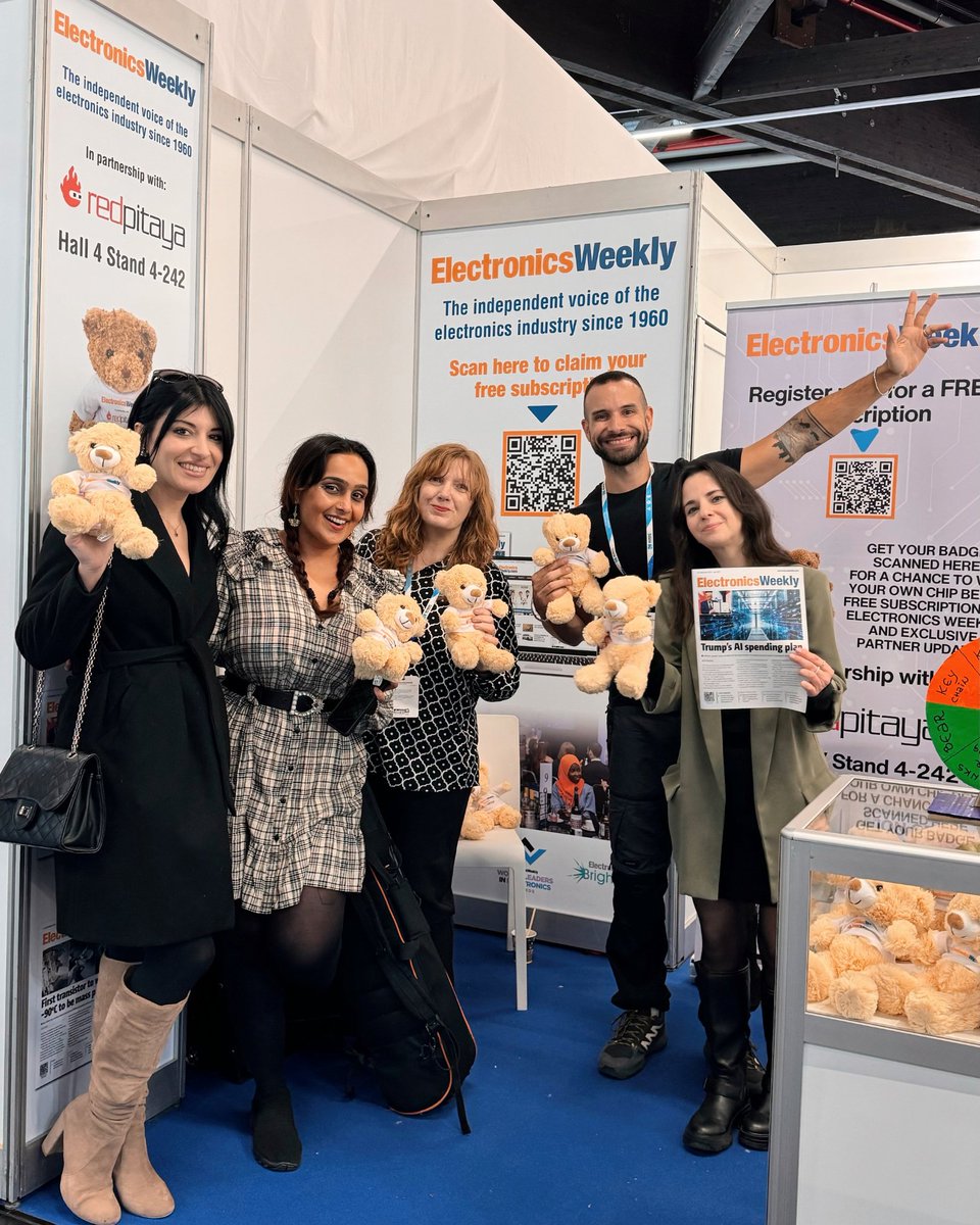 ElectronicsNews's tweet image. Our team at Electronics Weekly had a fantastic time attending Embedded World 2025 in Germany! 🎉

A huge thank you to everyone who made it unforgettable, especially our amazing partner @RedPitaya!
Until next time, Germany!

#EWmagazine #ElectronicsWeekly #EmbeddedWorld #