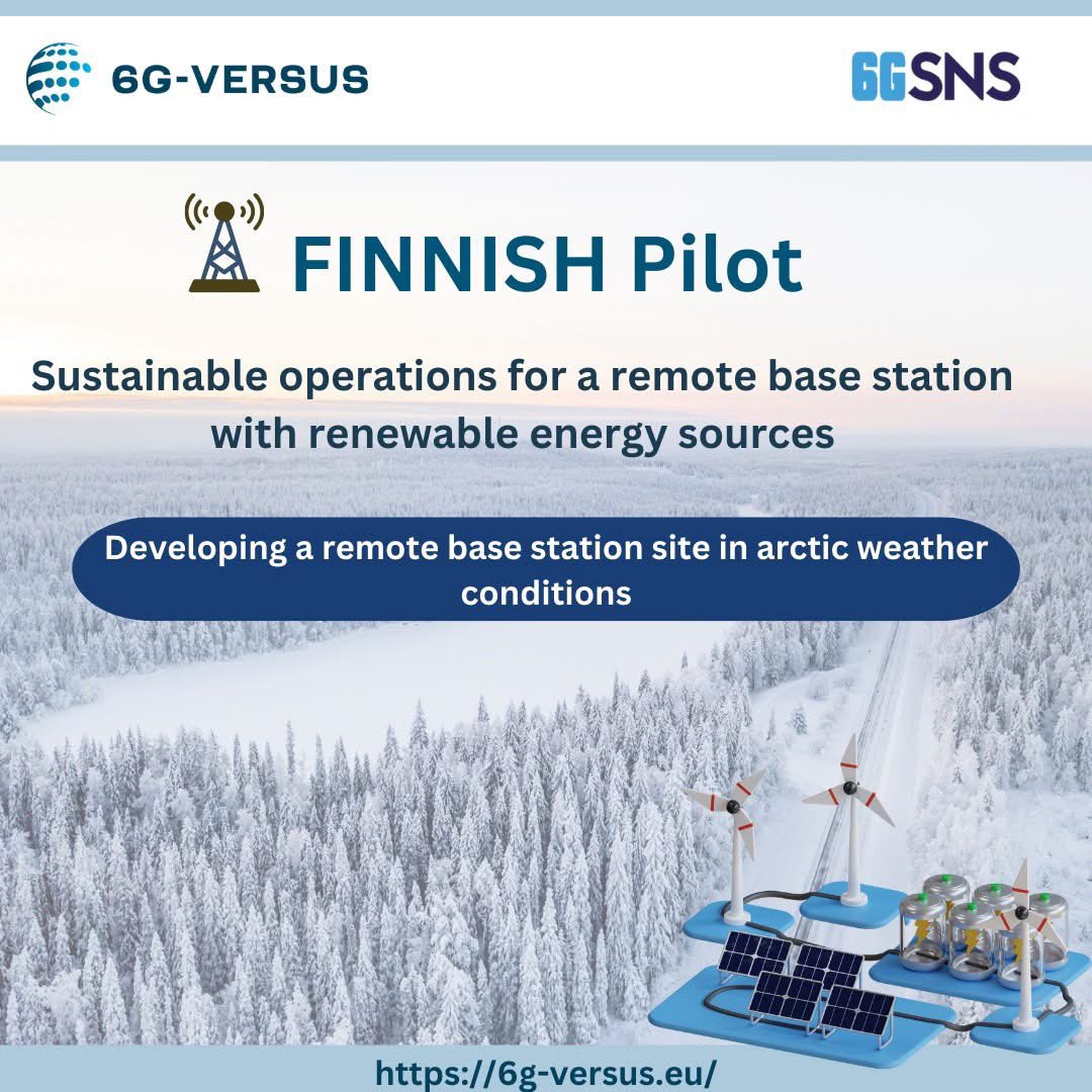 #Learnabout6GVERUS and the #6G #Pilots! 
Today we invite you to explore the Finnish Pilot 🔗=&gt; 6g-versus.eu/finland/

<a href="/UniOulu/">University of Oulu</a> <a href="/6G_SNS/">SNS JU</a> 

#sustainability #snsju #6gsns #research #innovation #6gversus
