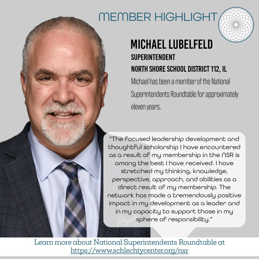 NSR (@natsupers) on Twitter photo Honoring the positive leadership of veteran member, Michael Lubelfeld, in today's NSR member feature. Learn more about National Superintendents Roundtable at schlechtycenter.org/nsr <a href="/mikelubelfeld/">Michael Lubelfeld</a> <a href="/drstevemac1/">Dr. Steve McCammon</a> <a href="/SchlechtyCenter/">Schlechty Center</a> Honoring the positive leadership of veteran member, Michael Lubelfeld, in today's NSR member feature. Learn more about National Superintendents Roundtable at schlechtycenter.org/nsr <a href="/mikelubelfeld/">Michael Lubelfeld</a> <a href="/drstevemac1/">Dr. Steve McCammon</a> <a href="/SchlechtyCenter/">Schlechty Center</a>