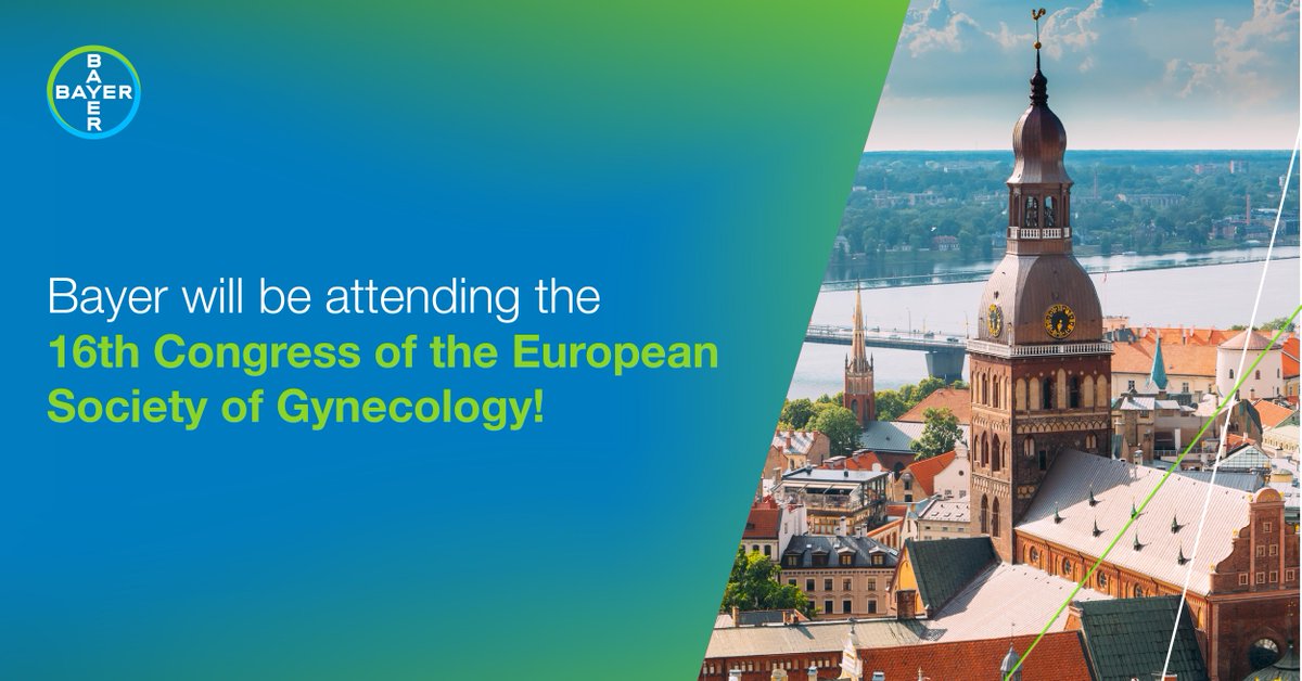 For Investors &amp; Medical Media. 

From March 19–22, 2025, Bayer will be at the 16th Congress of the European Society of Gynecology to deliver presentations encompassing a multiple of symptoms associated with menopause. 

Learn more here 👇 
bayer.com/media/en-us/