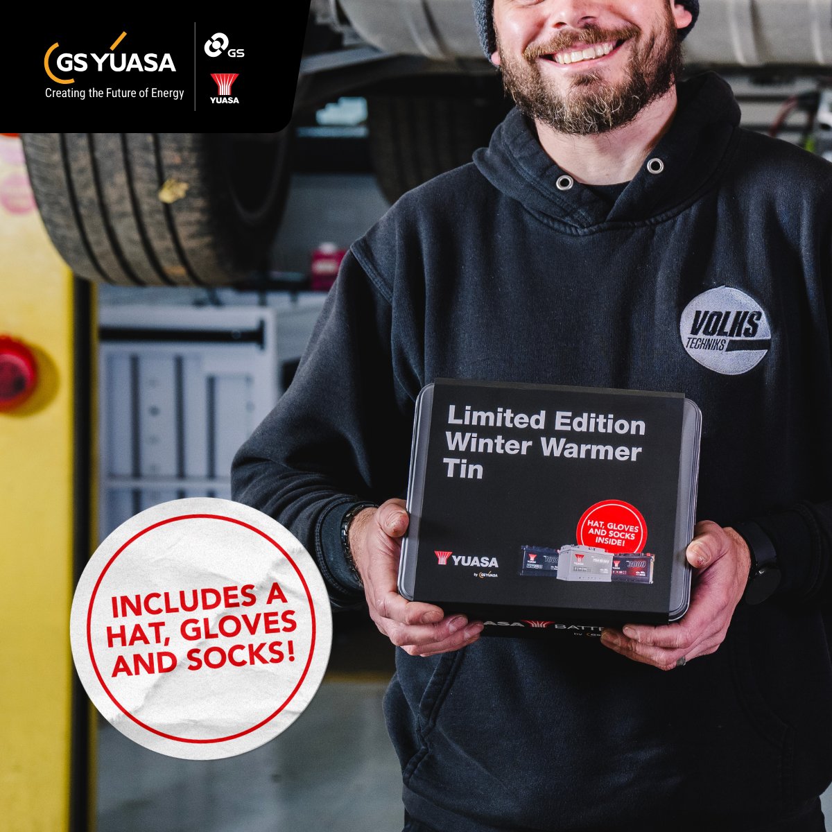 Beanie ✅ Gloves ✅ Socks ✅ All FREE with qualifying purchases of Yuasa batteries! Available while stocks last from participating #GSYuasa distributors nationwide. Discover more at choose.gs-yuasa.eu/4hm5WOM #PoweringWhatMatters #UpgradeToYuasa