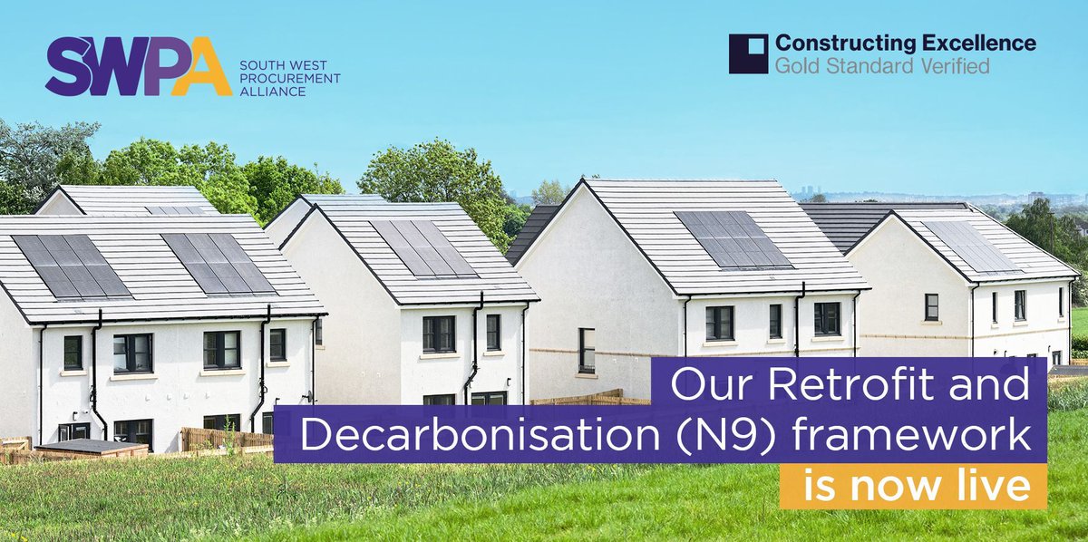 The new Retrofit and Decarbonisation (N9) framework is the successor to the Energy Efficiency Measures &amp; Associated works (N8) framework, and follows extensive pre-tender engagement and collaboration with the sector.  

For more information: buff.ly/4hTtwDr