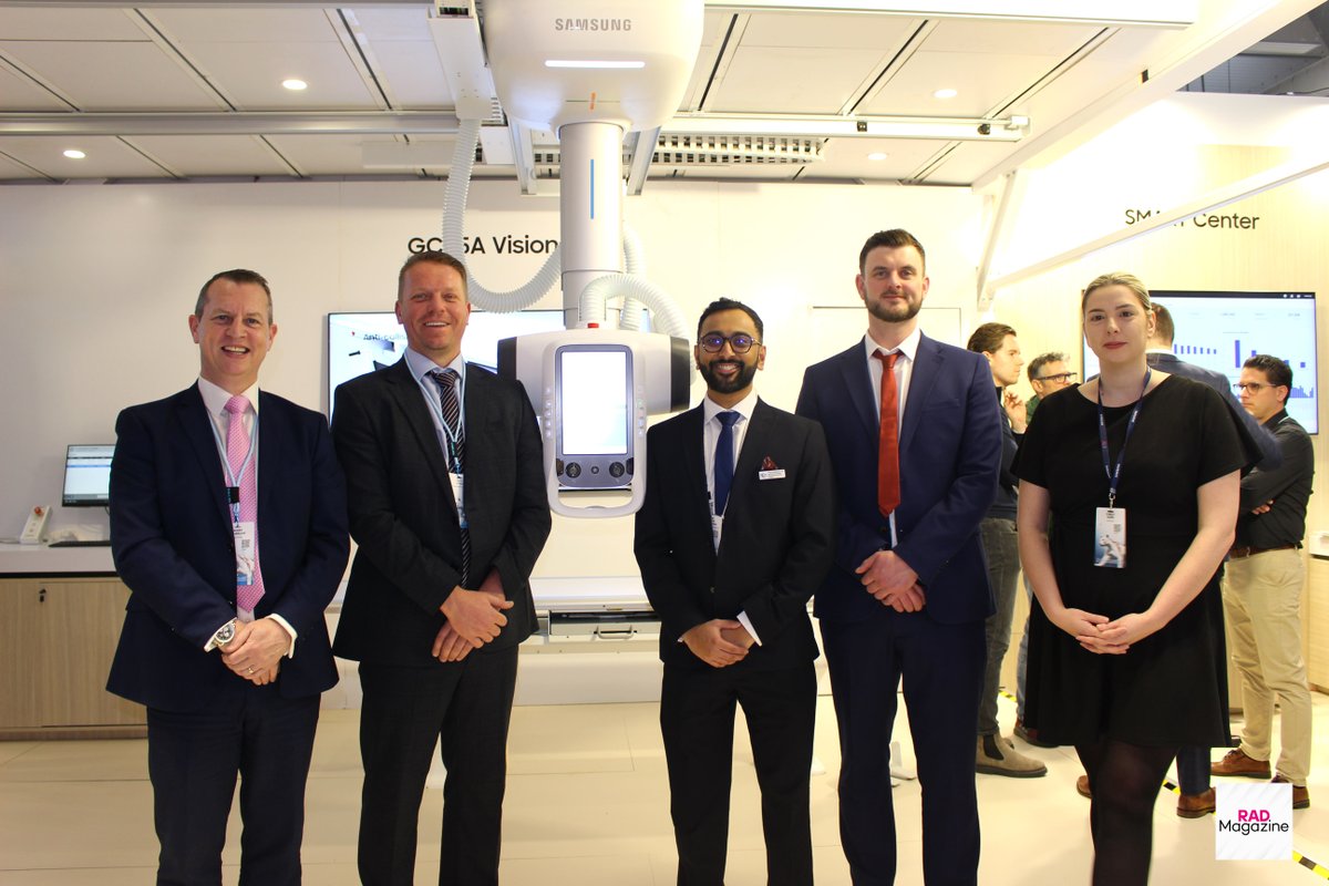 RAD Magazine (@radmagazine) on Twitter photo At #ECR2025 pictured with a Samsung GC85A Vision DR system are <a href="/mishealthcareuk/">MIS Healthcare</a>’s Mark O’Herlihy, Nick Sykes, Pavan Pankhania, Phil Dorman and Carly Hope.
radmagazine.com/event-gallerie…
#RADMagazine #medicalimaging #news #radiology #oncology At #ECR2025 pictured with a Samsung GC85A Vision DR system are <a href="/mishealthcareuk/">MIS Healthcare</a>’s Mark O’Herlihy, Nick Sykes, Pavan Pankhania, Phil Dorman and Carly Hope.
radmagazine.com/event-gallerie…
#RADMagazine #medicalimaging #news #radiology #oncology