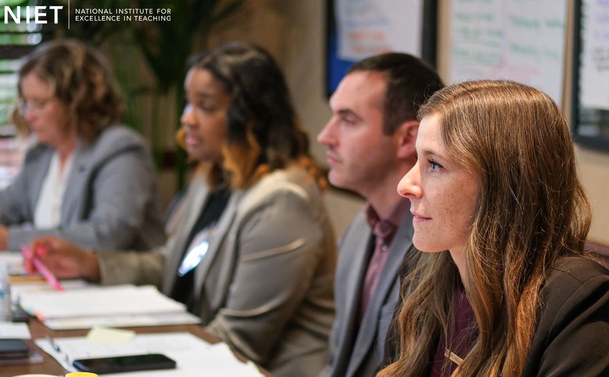 Are you a teacher leader looking to deepen your skills of leadership to bring about positive change within your school and/or district? Our 2025-2026 NIET Fellows Program is now accepting new applicants! Find out more here: niet.org/our-work/event… #NIET2025 #NIETFellows