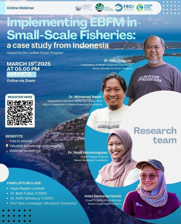 How can small-scale fisheries in Indonesia adopt ecosystem-based management?

Join our webinar to learn how topology, resiliency &amp; distortive pressure help assess ecosystem health &amp; guide sustainable fisheries.

📅 March 19 | 6 AM ET
🔗 Register: us02web.zoom.us/webinar/regist…
