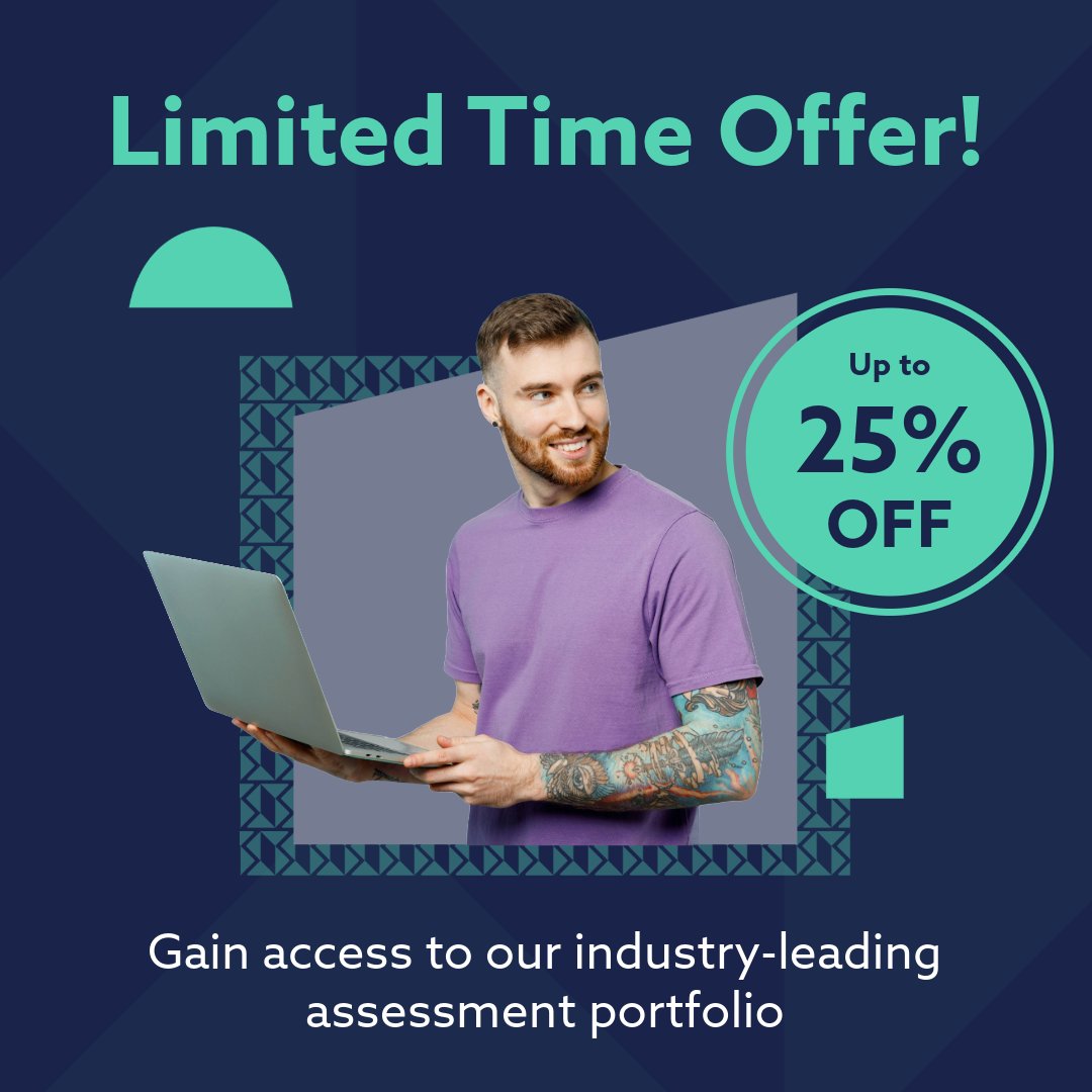 SavilleAssess's tweet image. 💥 Transform your talent management with solutions that help place the right people in the right roles, powered by supreme science. 

&amp;gt; eu1.hubs.ly/H0hC14n0 &amp;lt;

We&apos;re offering big savings on our online training...

☀️ Quote &apos;SPRINGOFFER&apos;
📅 Ends 23:59 on 28th March &apos;25