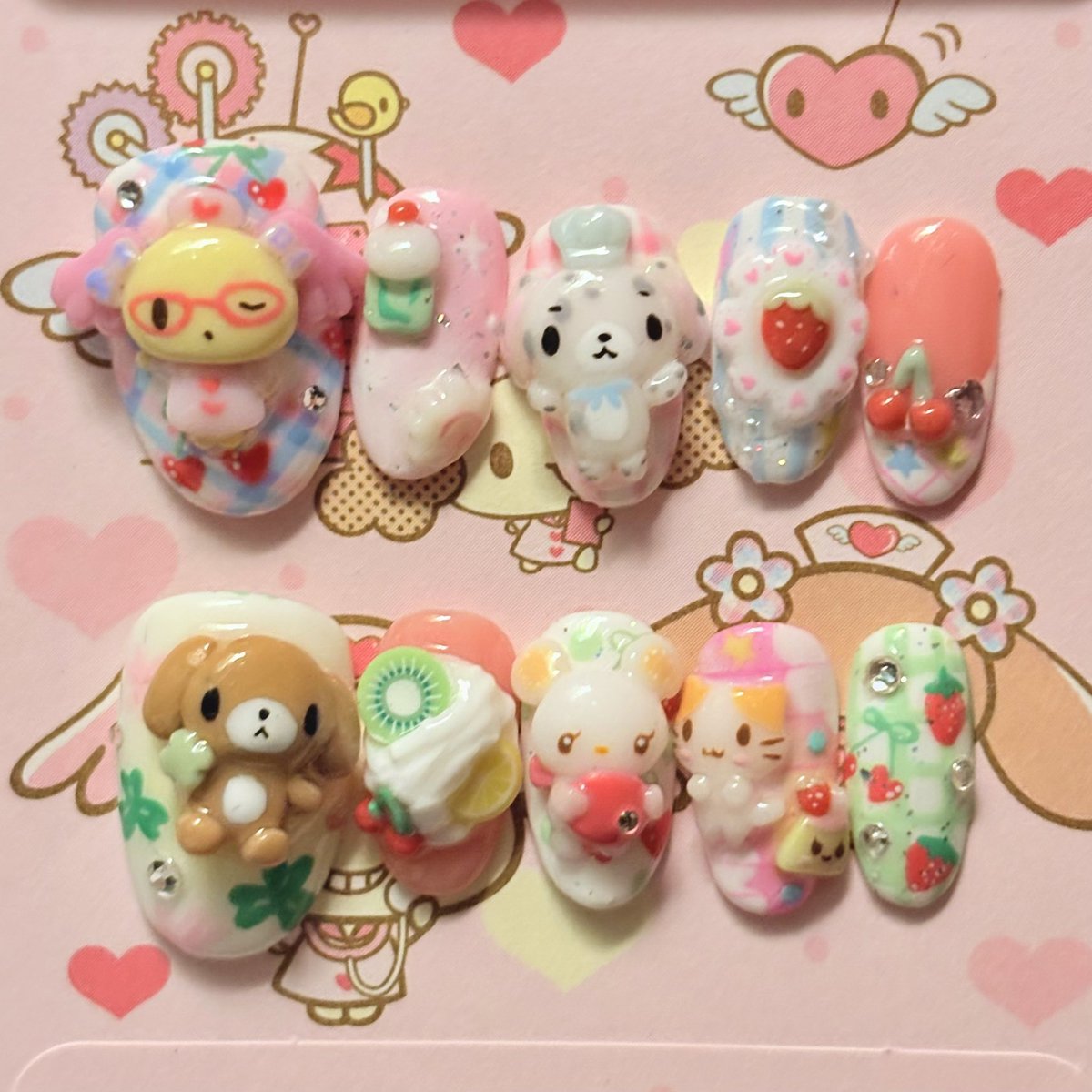 wishm3imy's tweet photo. kawaii nails >ᴗ< https://t.co/iCeD9NaI5k
