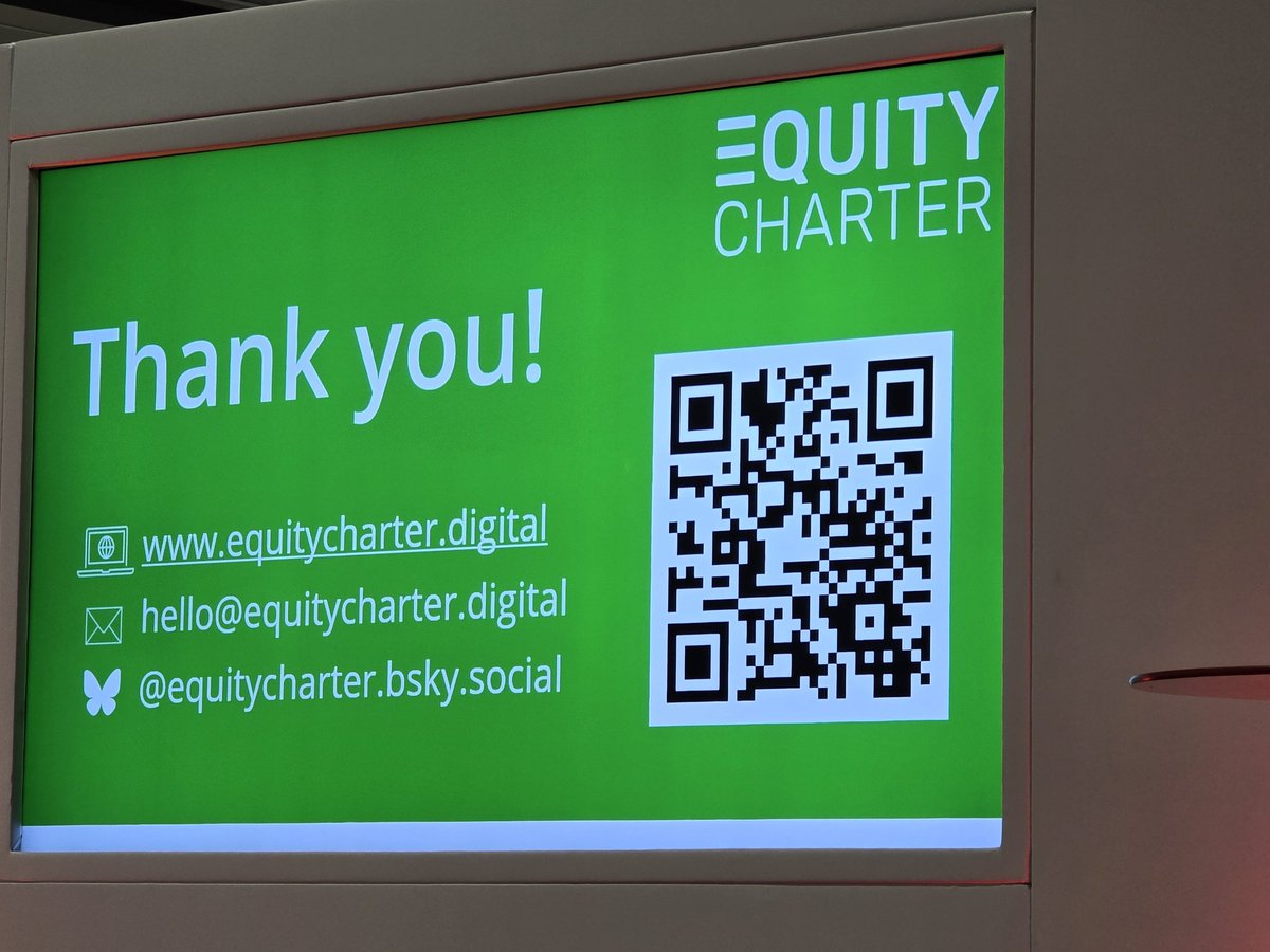 Ayesha Rahim launching the Equity Charter at Rewired25.