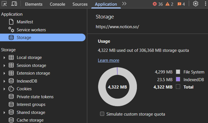 DominikSeifert4's tweet photo. @NotionHQ I think I understand now why Notion has stopped working entirely for me for almost a week now https://t.co/Au3yXIfZWf