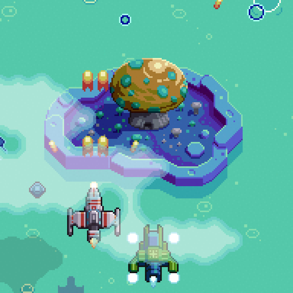 hyper_echelon's tweet image. It must be spring somewhere in the Cyan Galaxy. 
Get Hyper Echelon on sale until March 20. store.steampowered.com/app/953330/Hyp… 

#pixelart #shmup