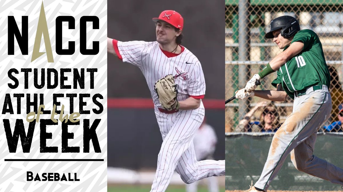 NACC_sports's tweet photo. #NACCbase ⚾️ | NACC Baseball Weekly Honors to @MSOE_Raiders' Pate, @WLCSports' Rintelman

📰: https://t.co/CF3Ihp1EoV

#NACCtion #d3baseball https://t.co/Z0lP0ZSgSB
