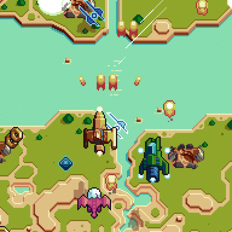 hyper_echelon's tweet image. It must be spring somewhere in the Cyan Galaxy. 
Get Hyper Echelon on sale until March 20. store.steampowered.com/app/953330/Hyp… 

#pixelart #shmup