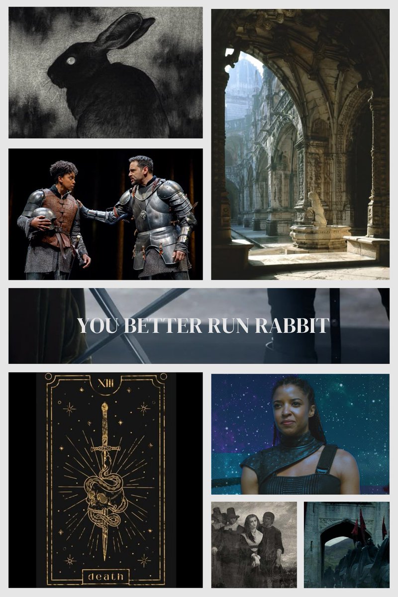 Finally landed on a title I like for my WIP about witch hunters, it's You Better Run, Rabbit! 
If any #agents are looking for projects in the same vein of #Legendborn and #onyxstrom with a sprinkle of #Seabeast I've got you!