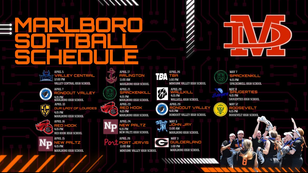 Marlboro HS Lady Dukes Softball (@mhsladydukes) on Twitter photo Season is finally here!! Checkout our 2025 Season Schedule!! <a href="/StephenHaynes4/">Stephen Haynes</a> <a href="/PJSports/">Poughkeepsie Journal Sports</a> <a href="/KenMcMillanTHR/">Ken McMillan</a> <a href="/Varsity845/">Varsity845</a> <a href="/FreemanSports/">Freeman Sports</a> Season is finally here!! Checkout our 2025 Season Schedule!! <a href="/StephenHaynes4/">Stephen Haynes</a> <a href="/PJSports/">Poughkeepsie Journal Sports</a> <a href="/KenMcMillanTHR/">Ken McMillan</a> <a href="/Varsity845/">Varsity845</a> <a href="/FreemanSports/">Freeman Sports</a>