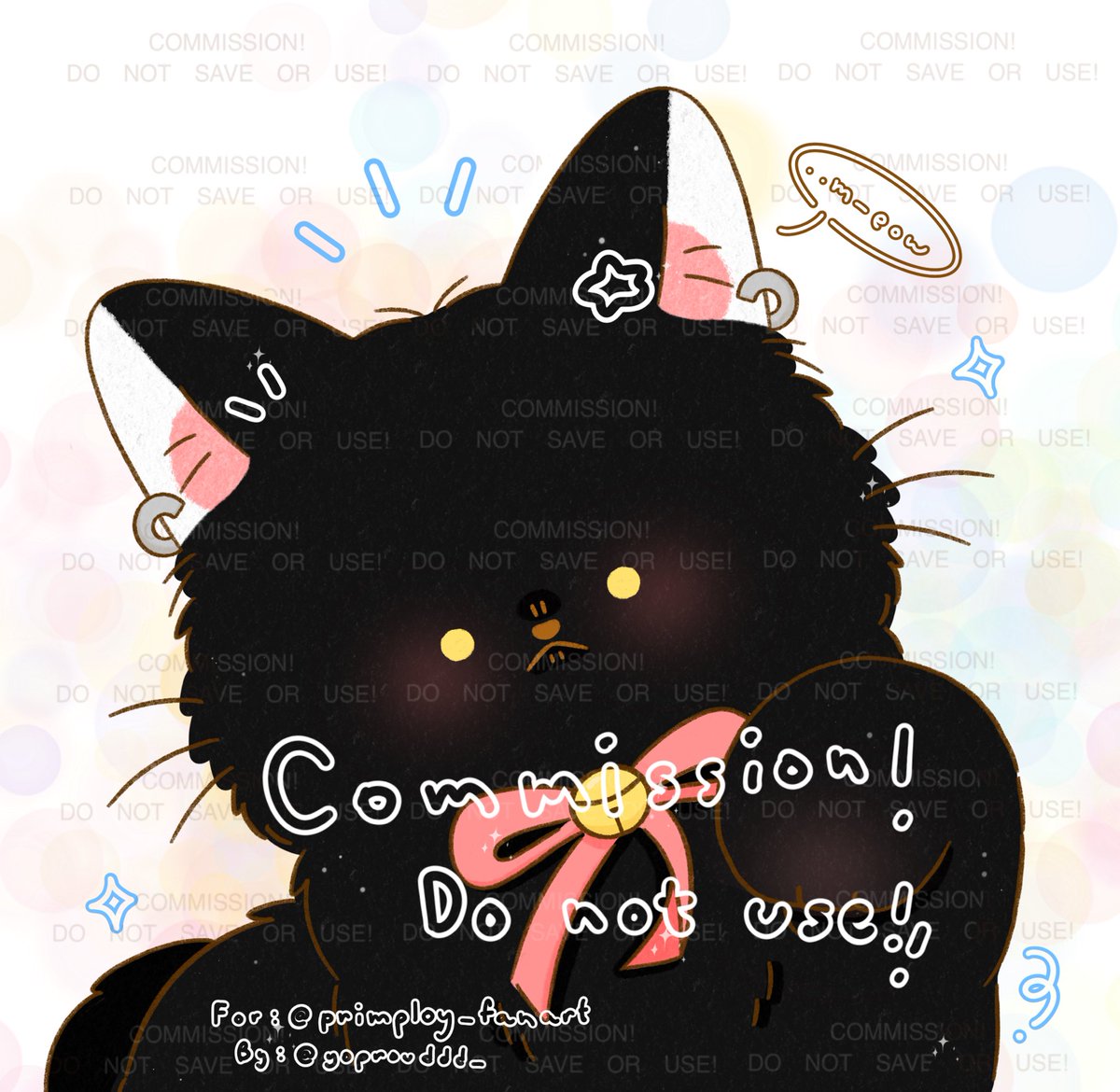 goingwithployyy's tweet photo. ทุกคนมาดูนี่ ไปคอมมิชชั่นไบเบิ้ลตูตูมา น่ารักมากกก นุ่มฟูสุด ๆ ฝั่งไหนคือตุวจริงง 🥹🐈⬛🖤✨
—
Art by #cms_yp @yoprouddd_
@biblesumett #biblewichpas https://t.co/CBQk0Q3vpT