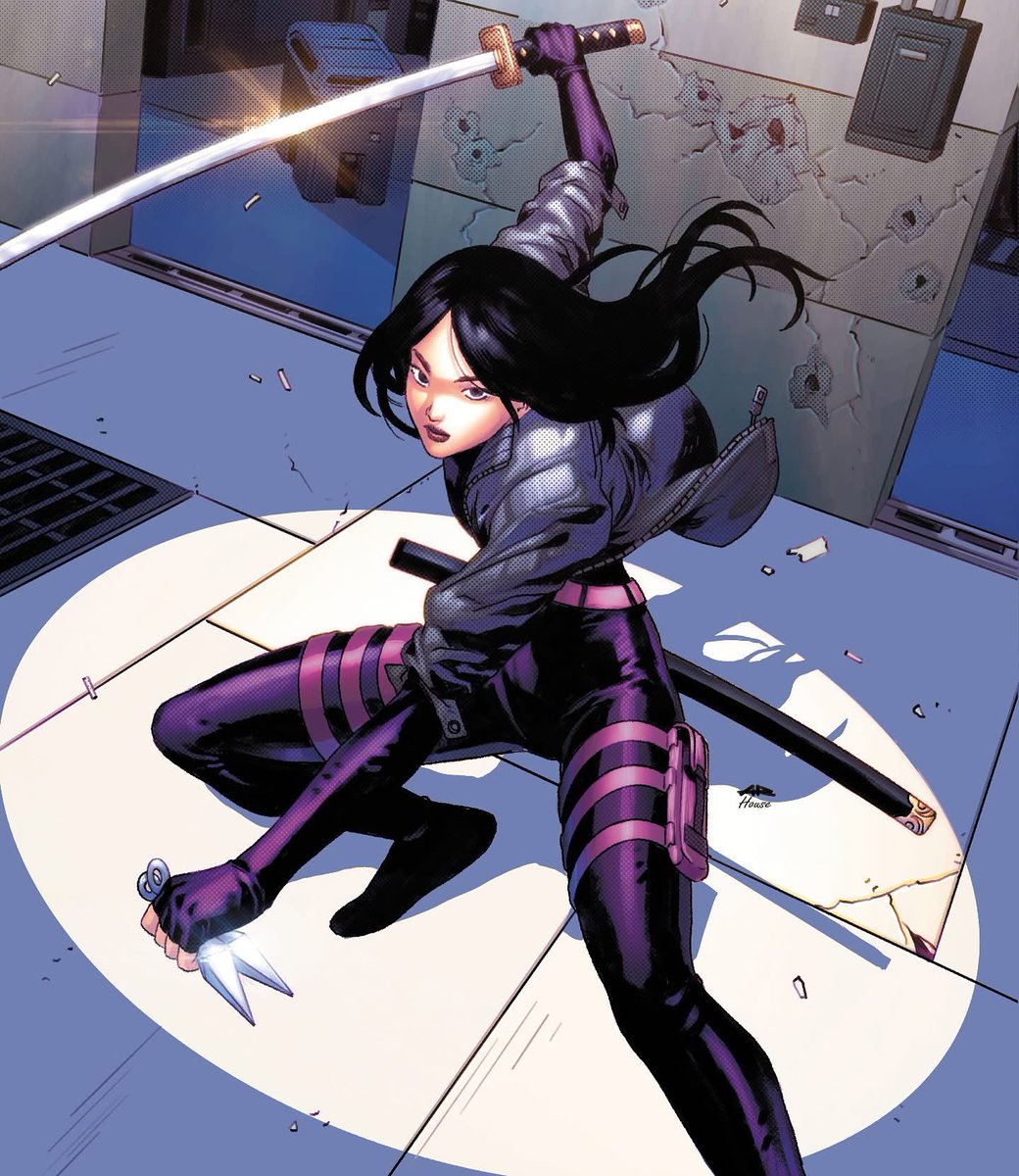 Psylocke #5 variant cover by me and colors by <a href="/adalhouse/">Andrew Dalhouse 🇯🇲</a>. Out Wednesday! 
#psylocke #xmen #marvelrivals