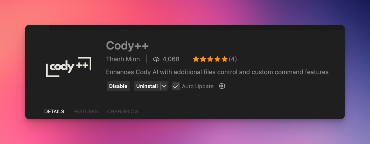 leodoan_'s tweet image. @CodyPlusPlus just hit 4K installs on VSCode Marketplace 🚀. Thanks to the amazing community!