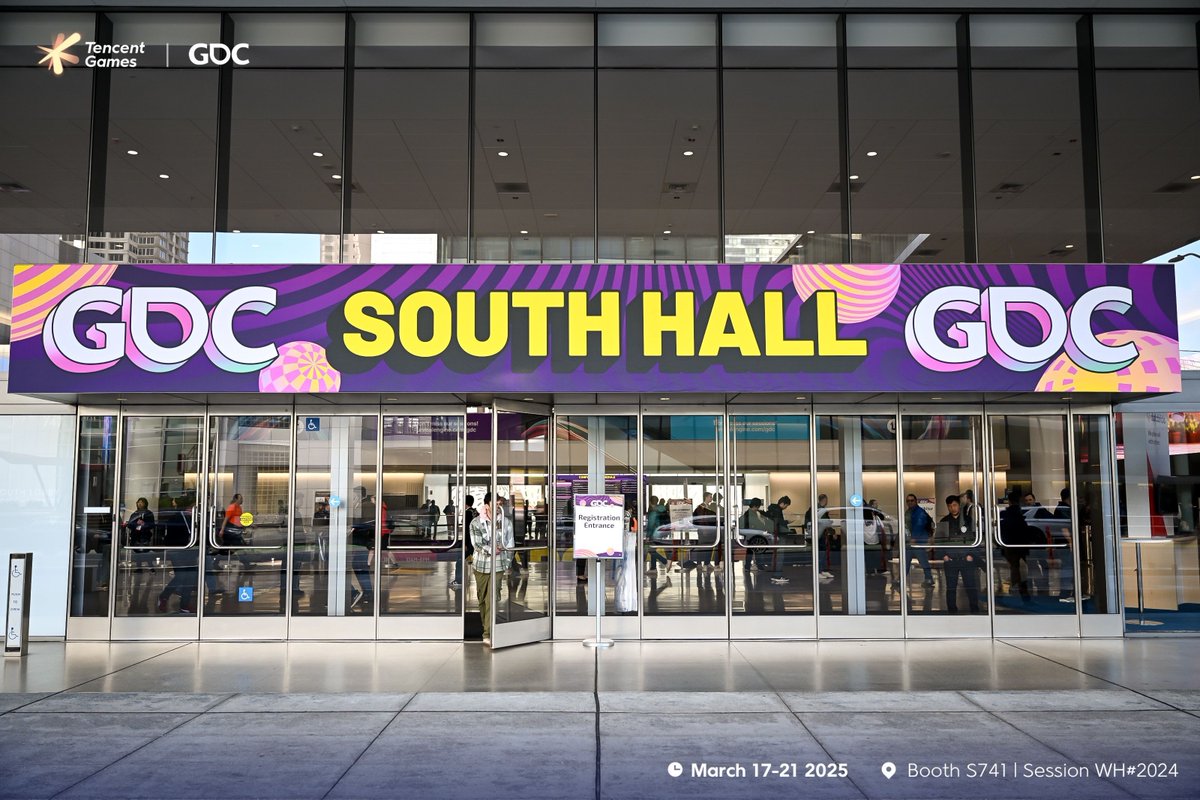TencentGlobal's tweet image. Hey #GameDevelopers, let’s build the #futureofgaming together at #GDC2025! We’re here with game-changing tech, creative tools &amp;amp; industry insights to help you level up. Let’s talk publishing, AI, and next-gen experiences! Swing  by @TencentGames booth S741 &amp;amp; connect with us!