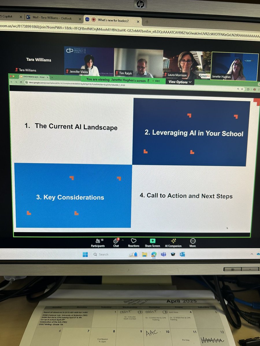 Doing some learning this morning about AI and how to implement it effectively in schools.