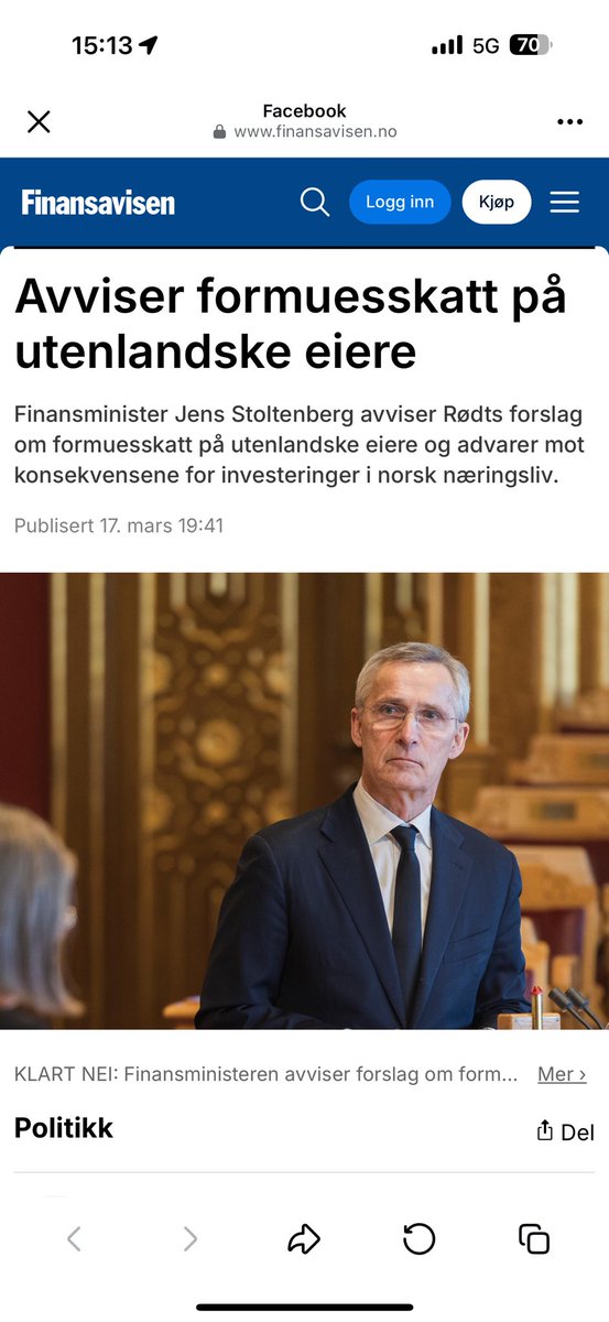 Så formuesskatten er skadelig……men bare for utlendinger…..